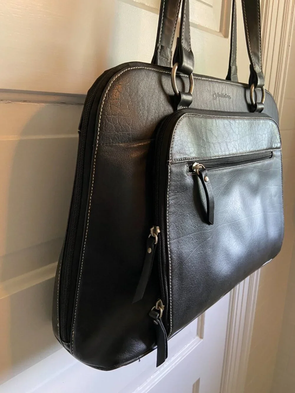 franklin covey laptop tote, business tote bag women, professional work purse